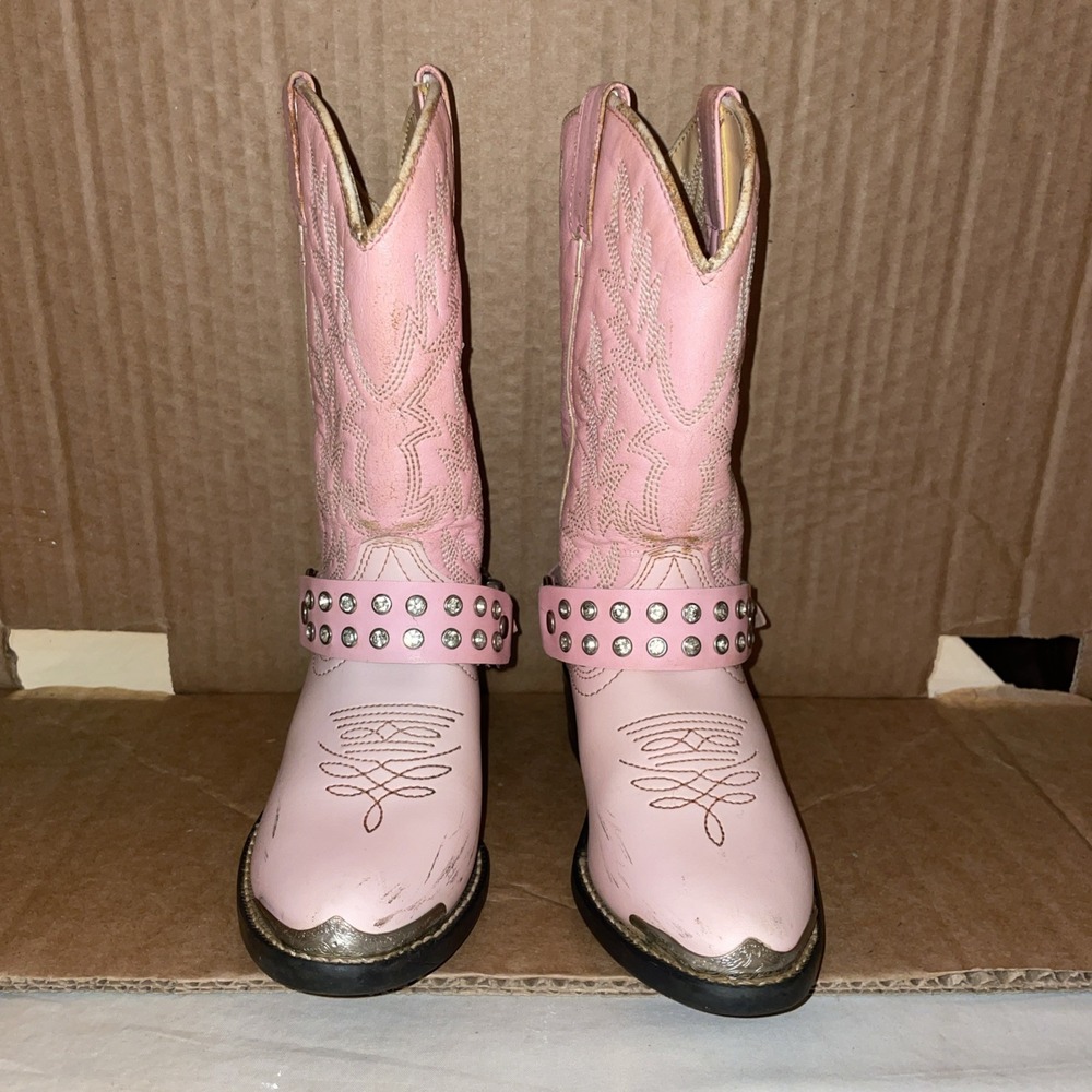 Durango BT568 10‎ 1/2D Pink Cowgirl Boots